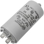Condensateur de d�marrage ducati 416. 10. 99 a [incl. fiche 63x08mm] condensateur moteur 16�f 425v 36x70mm ...