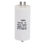 Condensateur de pompe  eau cbb60 450v 40f pour machine  laver 50 / 60hz.