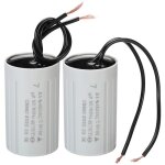 Condensateur sourcing map 2pcs cbb60 7uf ac 450v 2 fils 50 / 60hz 60x35mm démarrage cylindre pour pompe ... Condensateur sourcing map 2pcs cbb60 7uf ac 450v 2 fils 50 / 60hz 60x35mm démarrage cylindre pour pompe ...