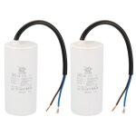 Condensateur vocoste cbb60 30uf ac 450v 2 fils 50 / 60hz cylindre 95x44mm pour eau pompes laver machines ...