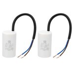 Condensateur vocoste cbb60 8uf ac 450v 2 fils 50 / 60hz cylindre 64x35mm pour eau pompes laver machines ... Condensateur vocoste cbb60 8uf ac 450v 2 fils 50 / 60hz cylindre 64x35mm pour eau pompes laver machines ...