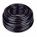 Tuyau micro - irrigation 20 m � 4 mm noir - compatible raccords 635 mm supporte 60 psi pour jardin et ...
