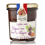 Confiture extra de figue aux noix du prigord 350g lucien georgelin
