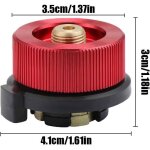 Connecteur pour rchaud de camping 2 adaptateurs de gaz de camping adaptateur pour bouteille de gaz connecteur ...