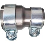 Connecteur de tuyau collier d�chappement 45mm � 50mm r�ducteur bande tuyau d�chappement acier inoxydable ...