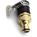 Connecteurs de tuyau en laiton adaptateur 15 - 23mm pour arrosage robinet et jardin jardin piscine < ... Connecteurs de tuyau en laiton adaptateur 15 - 23mm pour arrosage robinet et jardin jardin piscine < ...
