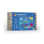 Connetix construction carreaux magnetiques arc - en - ciel course de balle paquet 66 pices