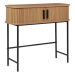 Console en bois clair bradley