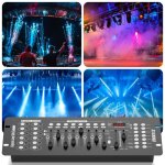 Console dmx et midi noire - uking - contr�leur d�clairage 192 canaux pour concerts ktv dj clubs
