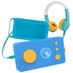 Console ducative - lunii - ma fabrique  histoires bleue - casque octave - coque odile - 3  8 ans
