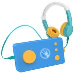 Console ducative - lunii - pack de voyage ma fabrique  histoires - casque audio octave - 24 histoires ...