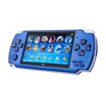 Console �mulateur portable 4. 3 pouces avec lecteur audio / vid�o bleu