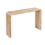 Console exotique bois dacacia 120 cm naturel - dana