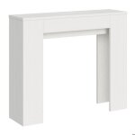 Console extensible 90x25 / 181 cm slick frêne blanc Console extensible 90x25 / 181 cm slick frêne blanc