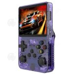 Console de jeux 128 go febotak r36s - joystick 3d - �cran ips hd 35 pouces - batterie 3500 mah - plus ...