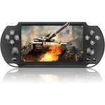 Console de jeu portable psp - 8 go - 10000 jeux - grand cran 51 - noir console psp