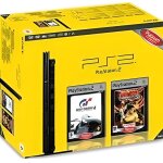 Console de jeu ps2 sony - nouveau design - gran turismo 4 - tekken 5 - noir