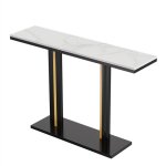 Console meuble entrée marbre - table console noire doré meuble d?entrée pour couloir salon - 118x30x78cm ... Console meuble entrée marbre - table console noire doré meuble d?entrée pour couloir salon - 118x30x78cm ...