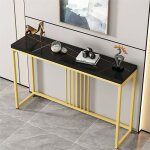 Console meuble entrée en marbre - table console scandinave noire - table d?entrée pour couloir salon ... Console meuble entrée en marbre - table console scandinave noire - table d?entrée pour couloir salon ...