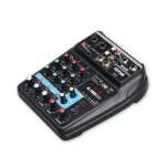 Console de mixage audio 4 canaux - rncyn - �quipement dj - karaok� - carte de mixage vid�o - interface ...
