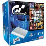 Console ps3 blanche 500 go - pack gt6 et gta v