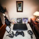 Console de salon - sony - ps3 ultra slim - manette neuve - 3 jeux alatoires - hdmi inclus