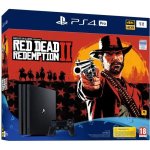 Console ps4 pro 1to noire / jet black + red dead redemption 2 - playstation officiel
