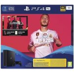 Console ps4 pro 1to noire - sony - fifa 20 - 14 jours dessai playstation plus