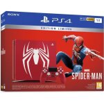 Console ps4 slim 1to dition limite rouge marvels spider - man design + marvels spider - man - playstation ...