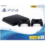Console ps4 slim 1to noire / jet black + 2ème manette dualshock noire - playstation officiel Console ps4 slim 1to noire / jet black + 2ème manette dualshock noire - playstation officiel