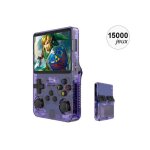Console rtro gaming - cran hd 35 - 15000 jeux - violet
