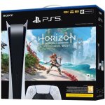 Console de salon - sony - playstation 5 - 825 go - blanc - edition digital + horizon forbidden west Console de salon - sony - playstation 5 - 825 go - blanc - edition digital + horizon forbidden west