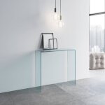 Console - smalle - 80 cm - verre bomb - design moderne - gain de place