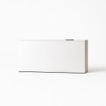 Console tv 2 en 1 - design : bois blanc - meuble tv escamotable avec tlcommande sans fil