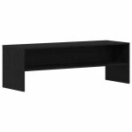 Console tv vent - flash - banc tv meuble tv - ch�ne noir 120x40x40 cm bois ding�nierie - meuble de salon?65023 ...