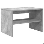 Console tv vent - flash - banc tv meuble tv - gris b�ton 60x40x40 cm bois ding�nierie - meuble de salon?90021? ...