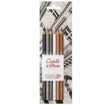 Crayons esquisse - conte a paris - blister 6 crayons - pierre noire 2b - graphite 2b - fusain 2b Crayons esquisse - conte a paris - blister 6 crayons - pierre noire 2b - graphite 2b - fusain 2b