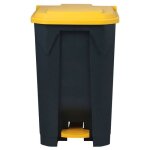 Conteneur  dchets multi - couleurs jaune 100 litres