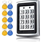 Contr�le d?acc�s digicode clavier � code m�tallique �tanche bouton pin rfid carte de pour le syst�me ...