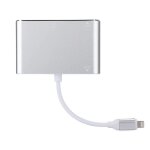 Convertisseur adaptateur lightning vers hdmi + vga + hub audio pour iphone5 - 5s - 6 - 6s - 6plus - 6splus ...