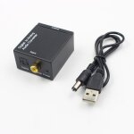 Convertisseur audio numrique optique spdif vers rca format compact 2 canaux label
