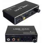 Convertisseur audio usb dac toslink coaxial cinch amplificateur auxiliaire contrle des basses