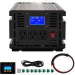Convertisseur auto - duoku - gym - 2000w - 2000 w - 12 v � 120 v - �cran lcd - t�l�commande