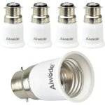 Convertisseur de douille b22 vers e27 adaptateur de douille pour ampoules led et ampoules halognes puissance ...