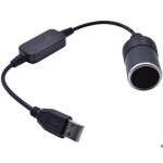 Convertisseur de prise allume - cigare usb a male vers 12 v Convertisseur de prise allume - cigare usb a male vers 12 v