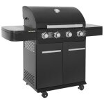 Barbecue au gaz - cook'in garden - fyra - 4 brleurs - thermomtre intgr - 12 kw