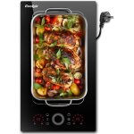 Cooksir plaque induction 2 plaques avec prise plaque de cuisson autonome 30 cm commande tactile zone ...