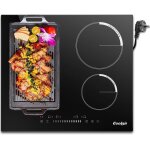 Cooksir plaque à induction - 4 foyers avec prise - commande tactile à curseur - encastrable - 60cm Cooksir plaque à induction - 4 foyers avec prise - commande tactile à curseur - encastrable - 60cm