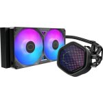 Cooler master - masterliquid 240 atmos ii pixel led - watercooling aio - ventilateurs 120mm