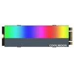 Coolmoon m. 2 ssd dissipateur thermique alliage daluminium ngff 2280 nvme refroidisseur de lecteur  ...